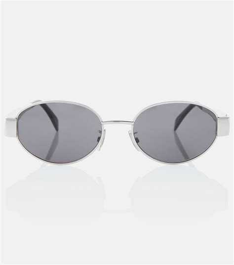 celine metal sunglasses silver|authentic Celine sunglasses.